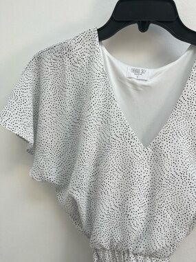 Beautiful Polka Dot Dress size small but fits up to large too.